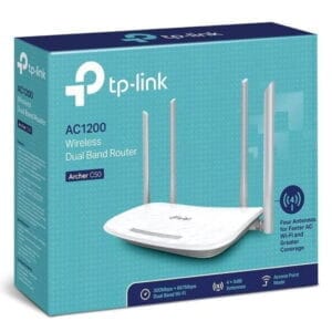 TP-Link Archer C50 – Point d’accès / Routeur Wi-Fi AC1200 Double Bande (2,4 GHz & 5 GHz)