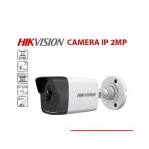 Hikvision DS-2CD1023G0E-I – Caméra de Surveillance IP Bullet 2 MP Full HD 1080P – Étanche avec PoE