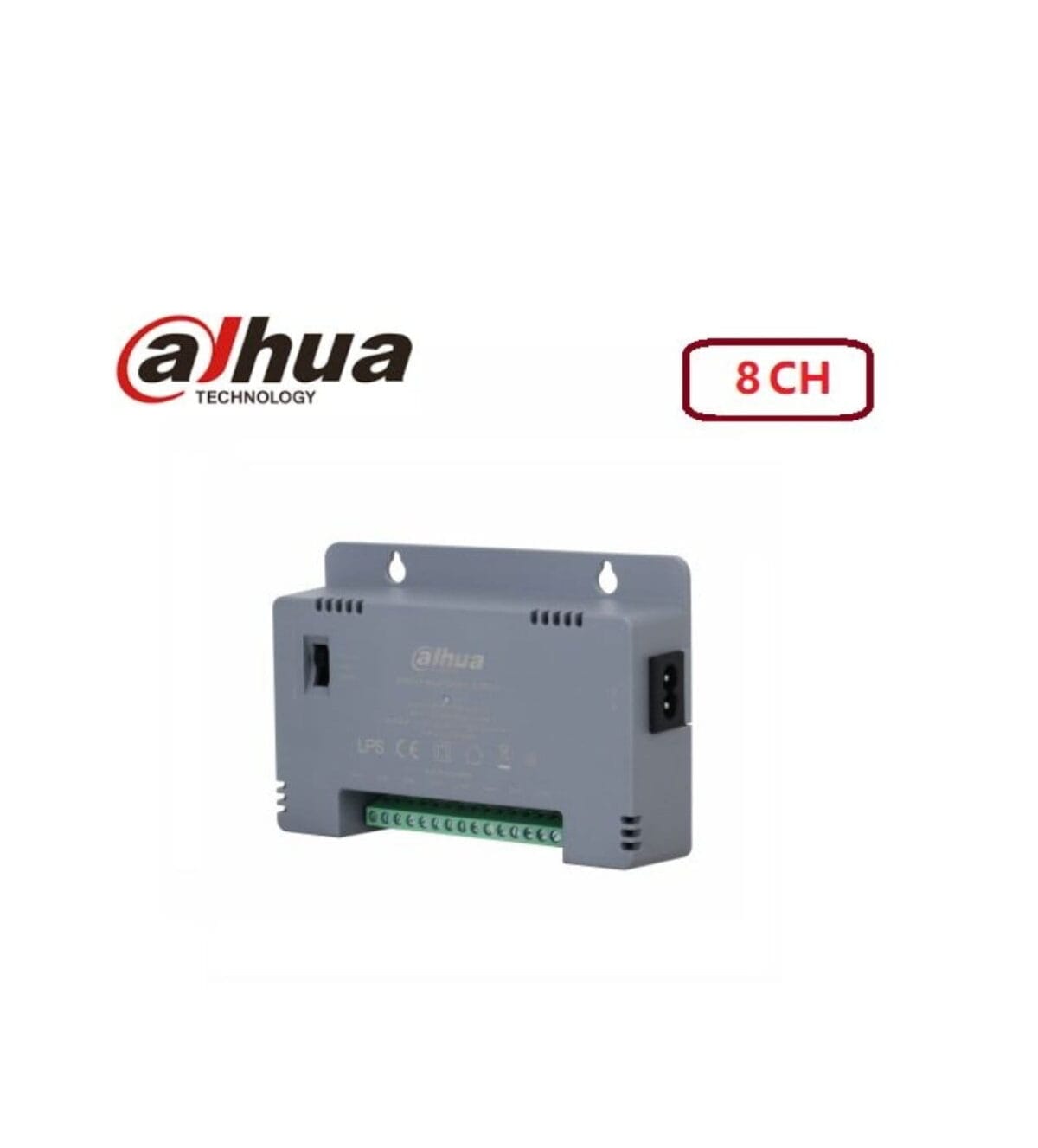 Dahua Bloc d’Alimentation 12V – 8 Sorties (8CH) pour Caméras de Surveillance CCTV – Image 1