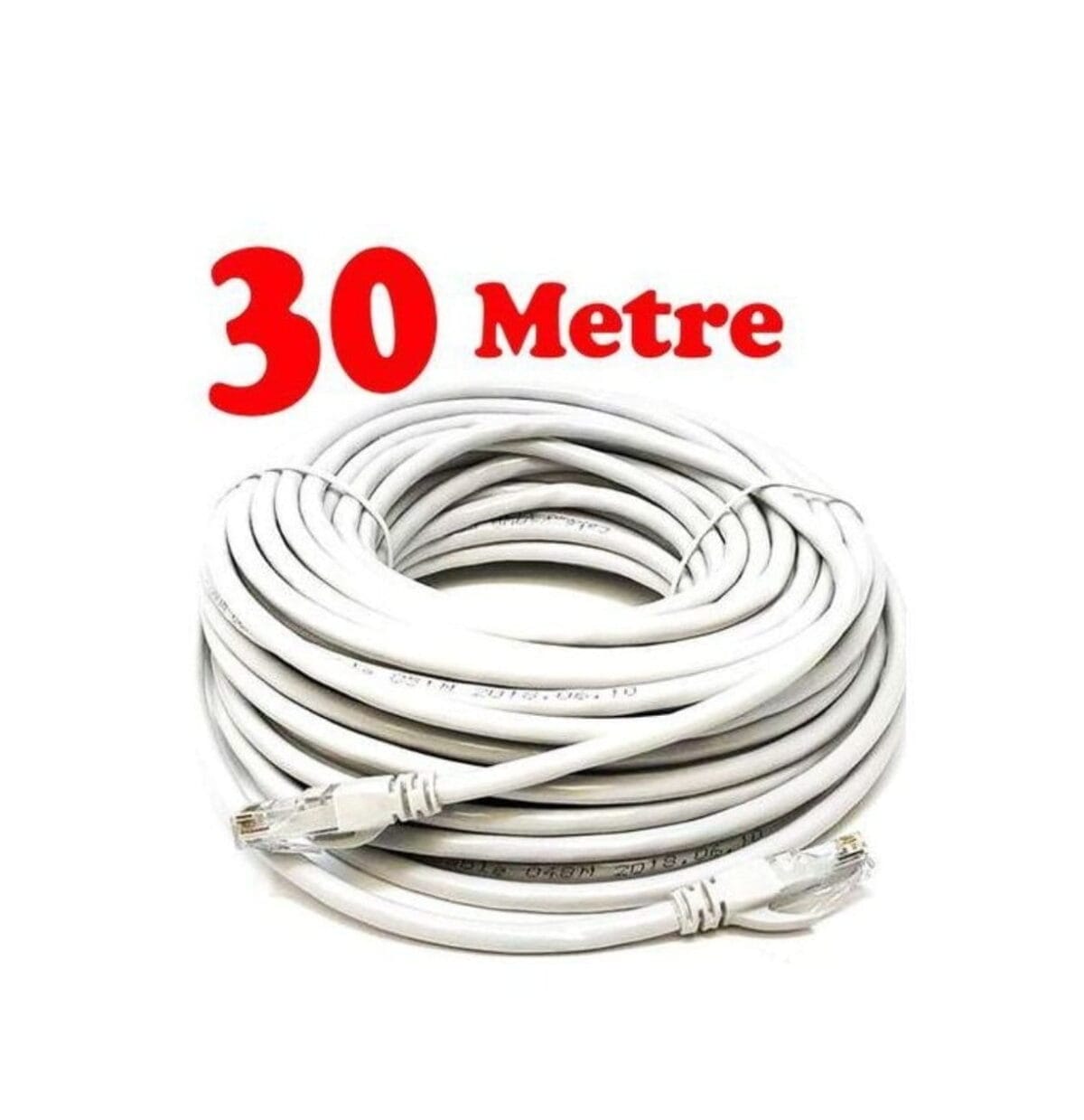 Câble Réseau Ethernet RJ45 CAT6 – 30 Mètres | Haut Débit Gigabit & Longue Portée – Image 1