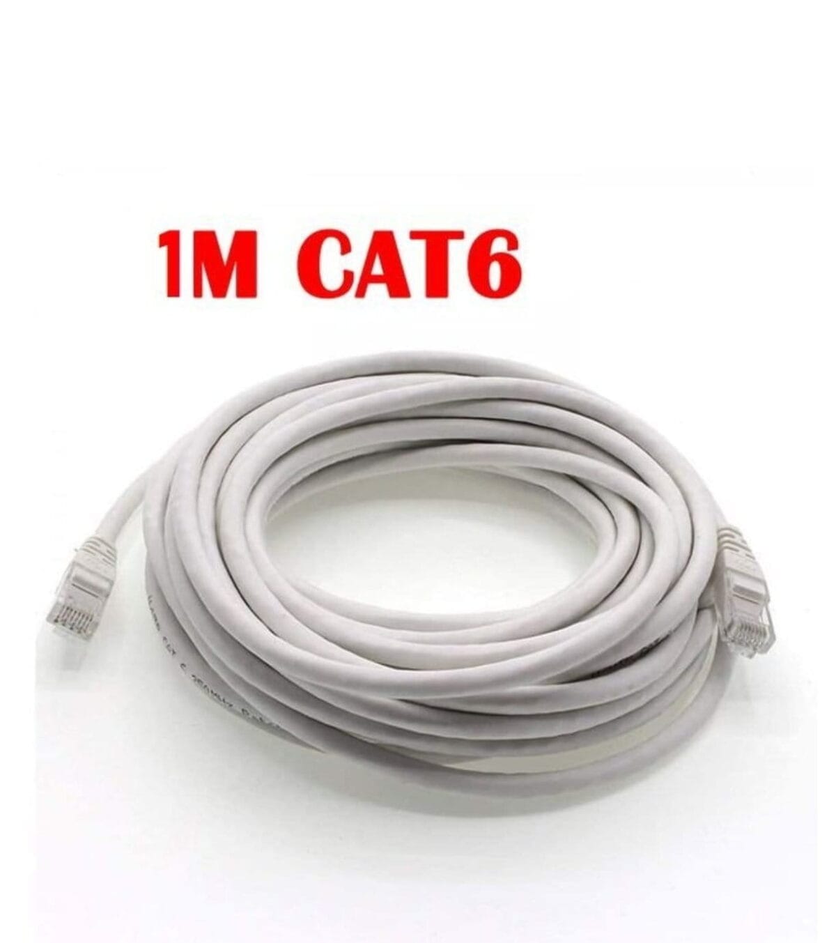 Câble Réseau Ethernet RJ45 CAT6 – 1 Mètre | Haut Débit Gigabit, Cordon de Brassage – Image 1