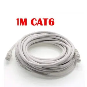 Câble Réseau Ethernet RJ45 CAT6 – 1 Mètre | Haut Débit Gigabit, Cordon de Brassage