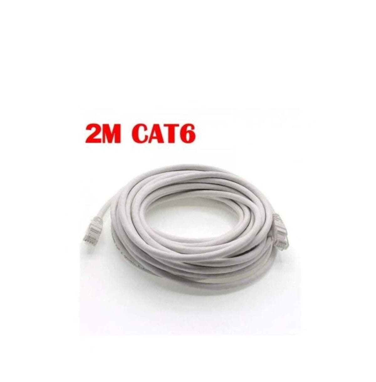 Câble Réseau Ethernet RJ45 CAT6 – 2 Mètres | Cordon Haut Débit Gigabit pour Internet & Réseau – Image 1