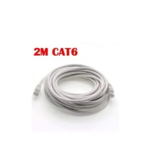 Câble Réseau Ethernet RJ45 CAT6 – 2 Mètres | Cordon Haut Débit Gigabit pour Internet & Réseau