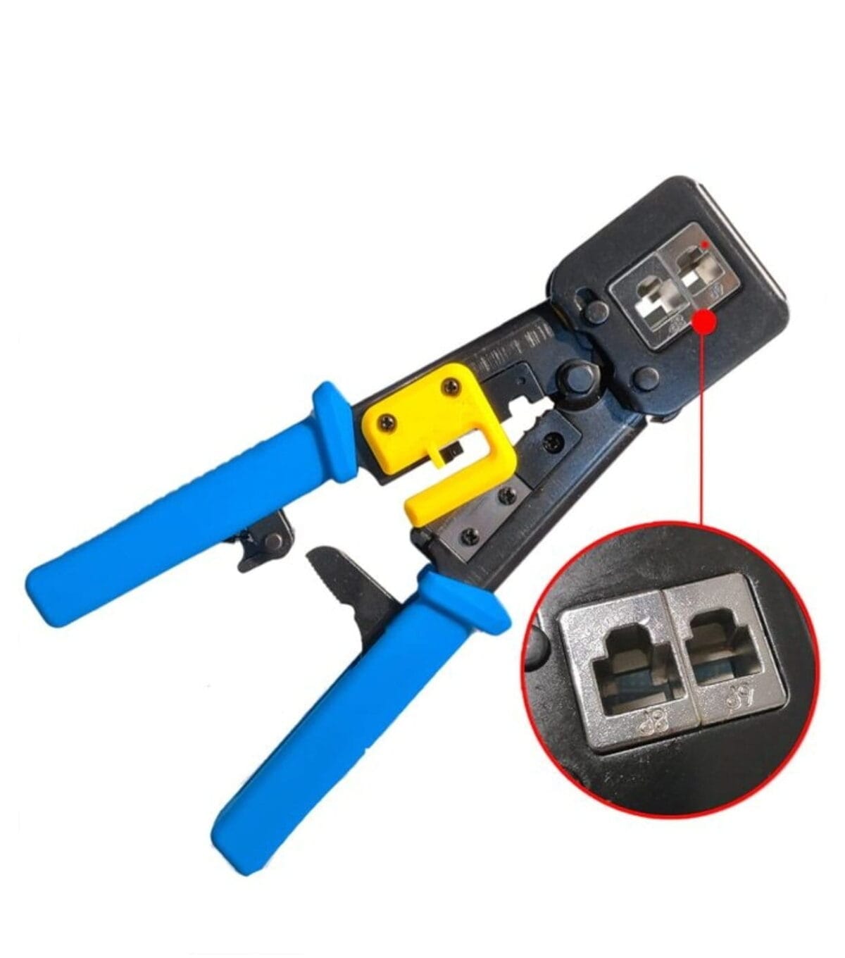 Pince à Sertir Professionnelle RJ45 / RJ12 / RJ11 – Crimping Tool 8P / 6P / 4P pour Câbles Réseau & Téléphone – Image 1