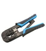 Pince à Sertir Professionnelle RJ45 / RJ12 / RJ11 – Crimping Tool 8P8C / 6P6C / 6P4C avec Système à Crémaillère