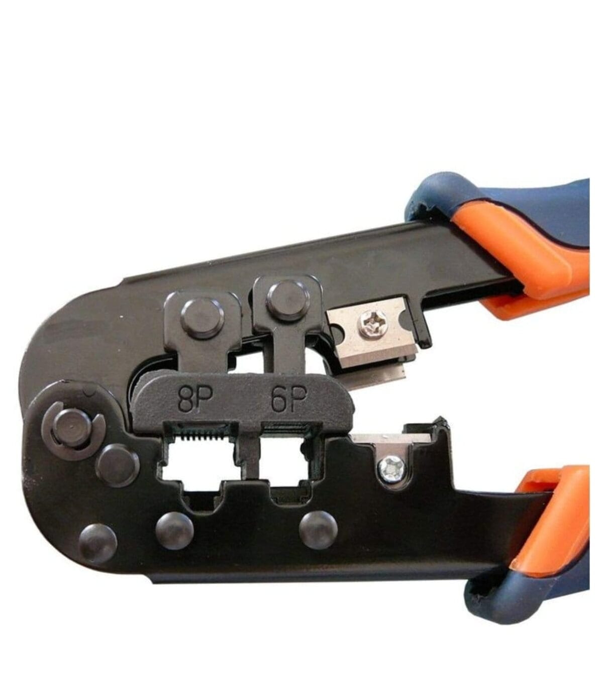 Pince à Sertir Professionnelle RJ45 / RJ12 / RJ11 – Crimping Tool 8P8C / 6P6C / 6P4C avec Système à Crémaillère – Image 2
