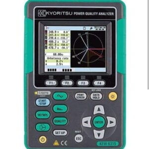KYORITSU 6315 – Analyseur de réseau triphasé 1000V (Sans pinces)