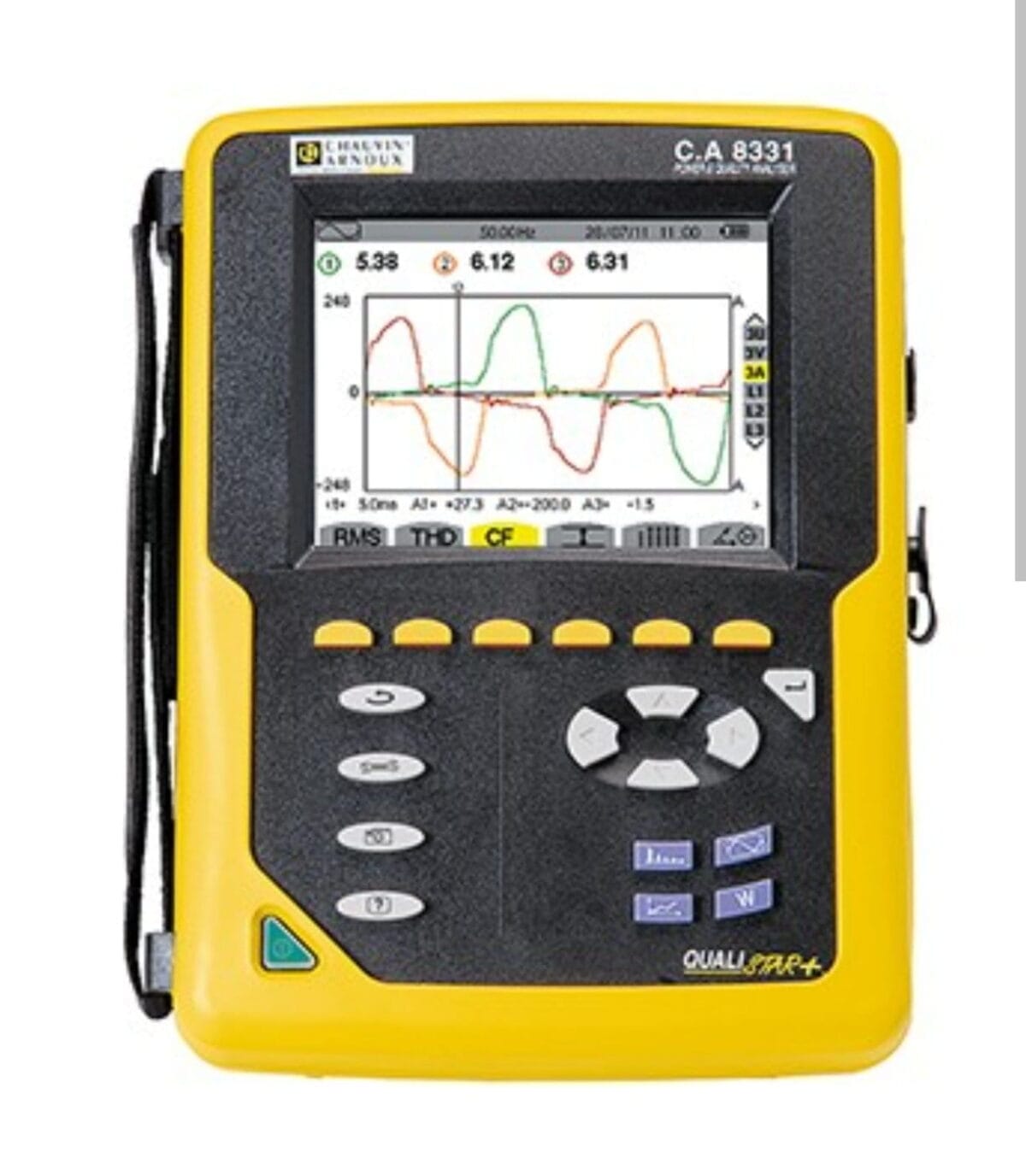 CHAUVIN ARNOUX CA 8331 – Analyseur de réseaux électriques QUALISTAR+ – Image 1