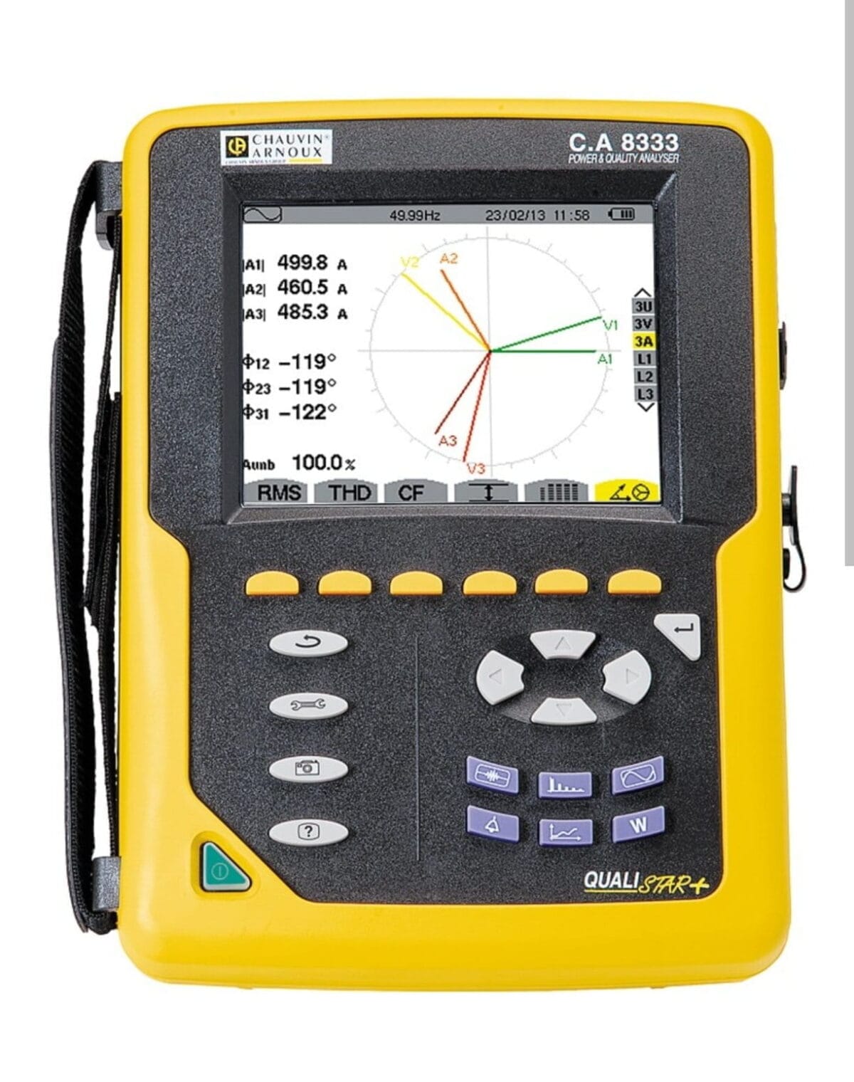 CHAUVIN ARNOUX CA 8333 – Analyseur de réseaux électriques QUALISTAR+ – Image 1
