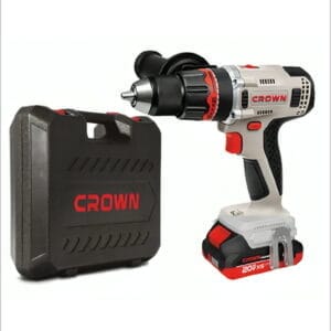 Visséuse-Perceuse Sans Fil 2×20V 13mm CROWN CT21093XMS-2BMC (50/75Nm)