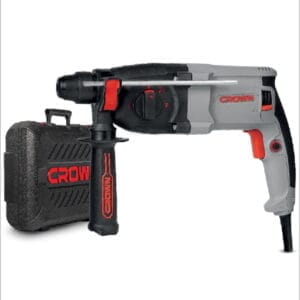 Perforateur SDS+ 650W CROWN – 20 mm – 3 Fonctions + Mandrin & Adaptateur – CT120725