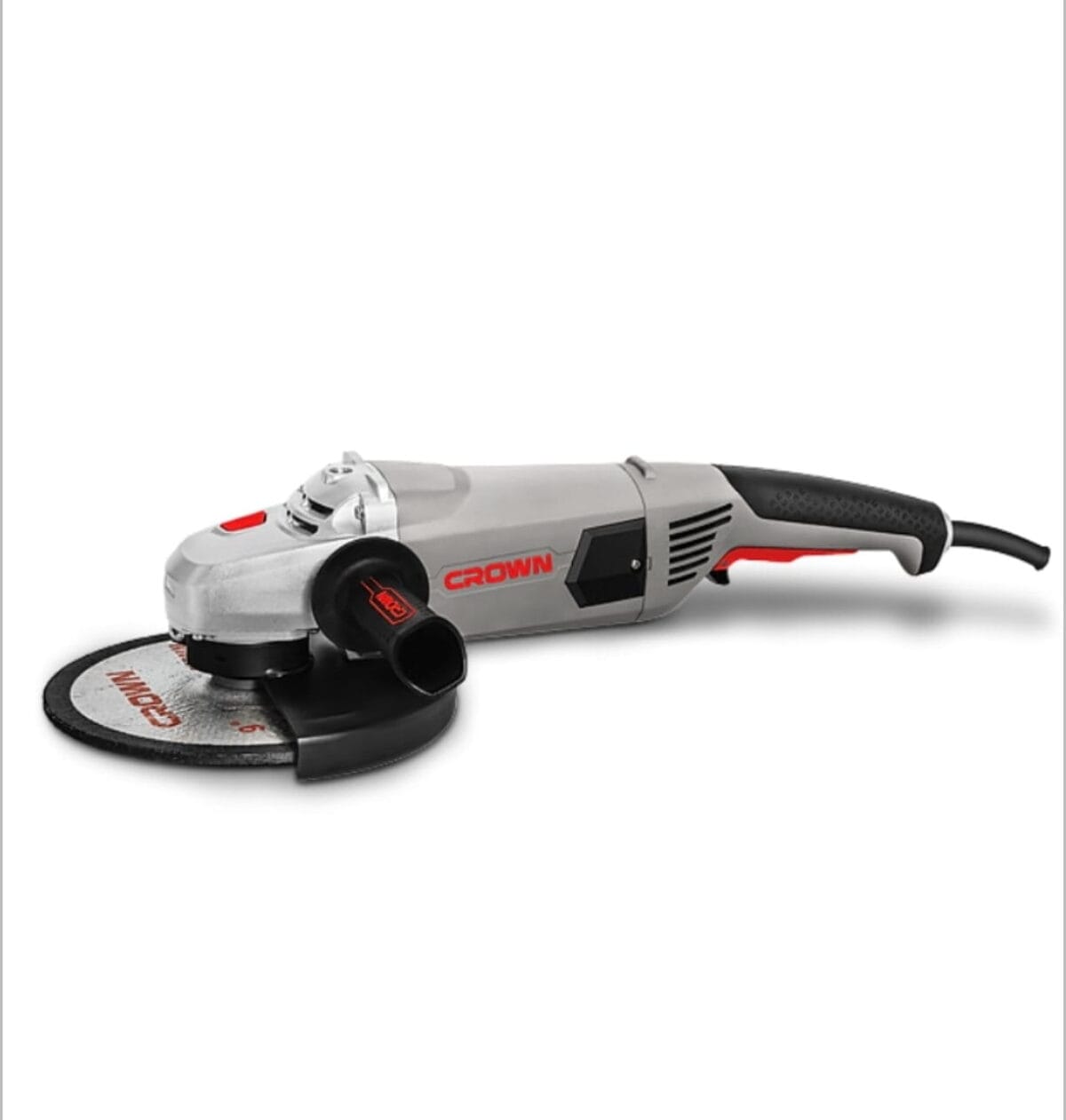 Meuleuse d’Angle 230mm 2200W CROWN – 6500 tr/min – CT13500-230N + 3 Disques Abrasifs – Image 1