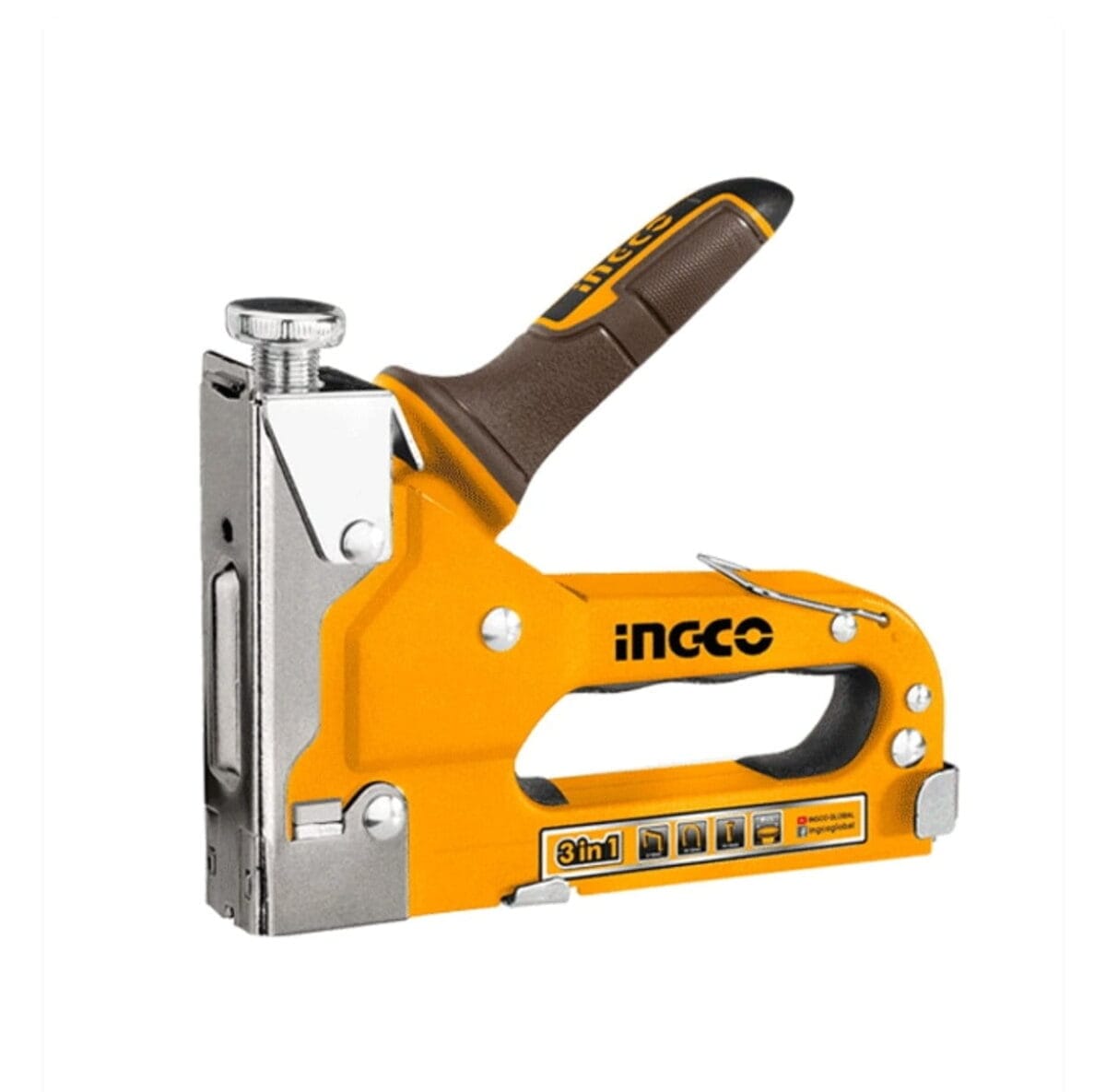 Agrafeuse 3 en 1 INGCO – Clous, Agrafes & Pointes – Outil Manuel Polyvalent – Image 1