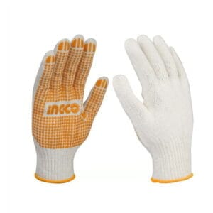 Gants Tricotés avec Points PVC INGCO – Taille XL