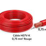 CABLE H07VK(U500SV) 0.75 ROUGE