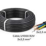 Câble U1000 R2V 3x2.5 mm²