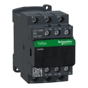 Schneider Electric TeSys LC1D09BD – Contacteur 3P 9A AC-3 – Bobine 24V DC