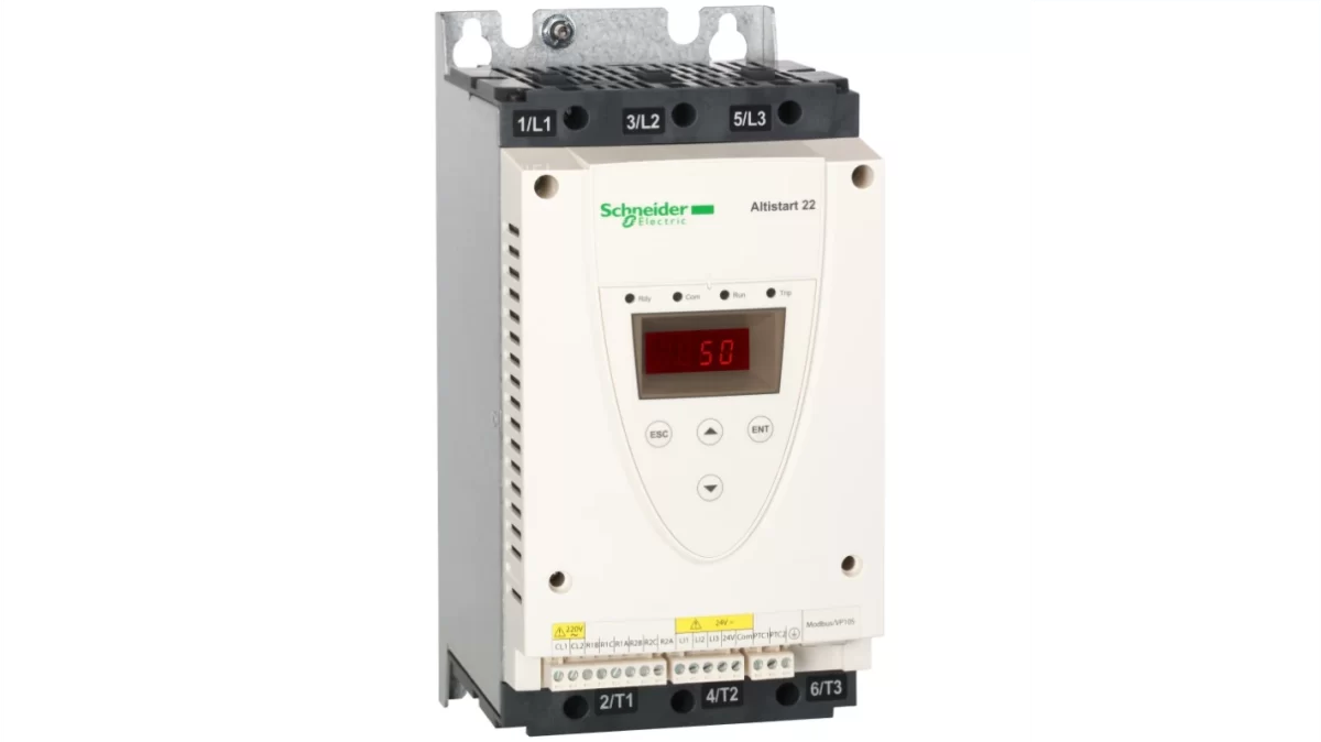 Schneider ATS22D17Q – Démarreur Progressif 3 Phases 17 A – 230/440 V – Altistart 22 – Image 1