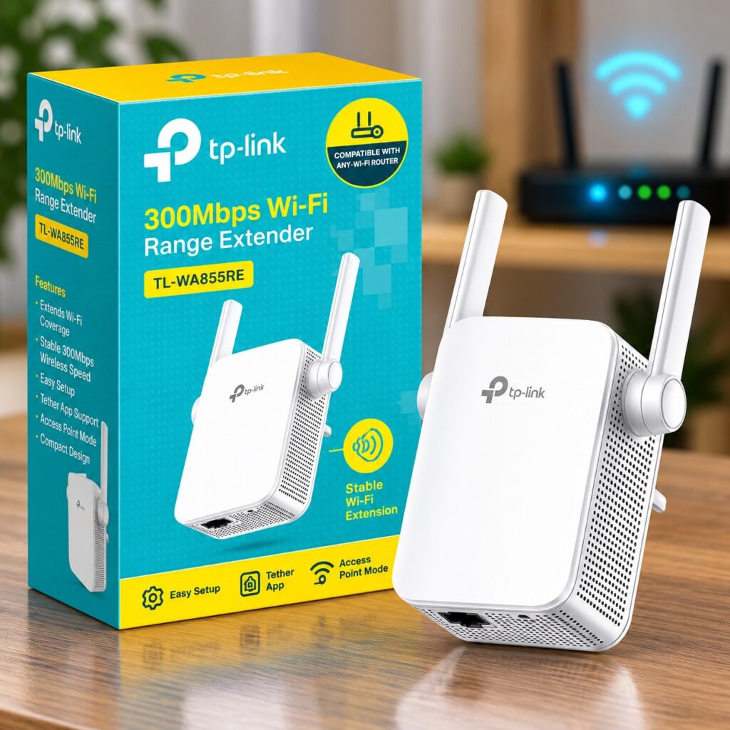 Répéteur Wi-Fi TP-Link TL-WA855RE avec deux antennes externes