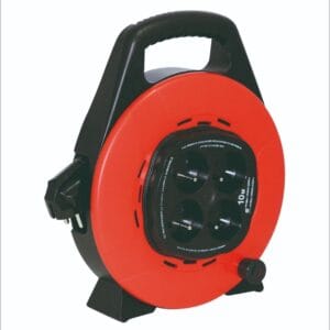 Enrouleur électrique domestique INGELEC – 4 prises – Câble 10m