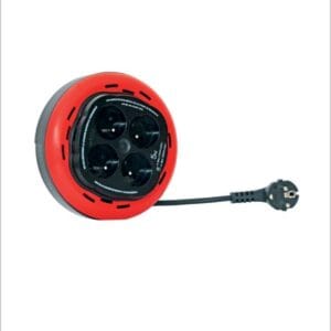 Enrouleur électrique domestique INGELEC 5m – 4 prises 2P+T