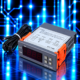 Régulateur de température numérique STC-1000 avec sonde NTC et sorties chauffage refroidissement