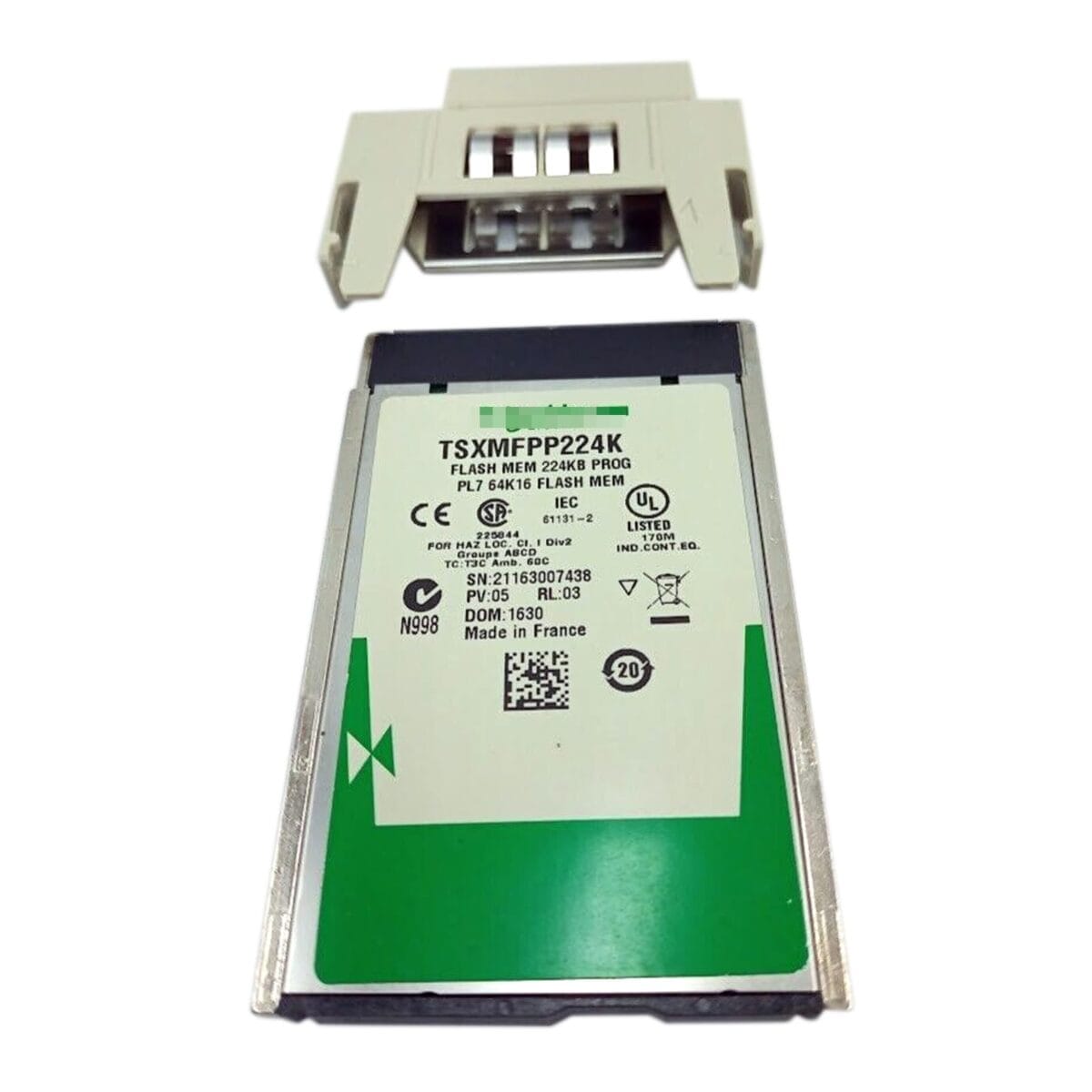Carte Mémoire Flash 224 Ko Schneider Modicon Premium TSXMFPP224K Carte Mémoire Flash 224 Ko Schneider Modicon Premium TSXMFPP224K – Image 1