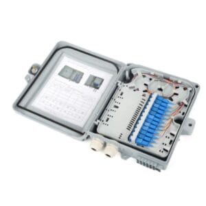 Boîtier fibre optique étanche 12 ports SC simplex équipé