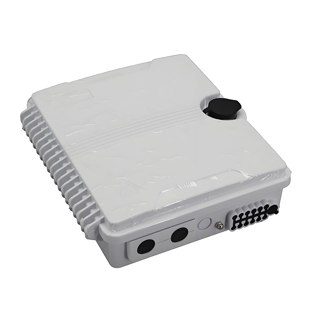 Boîtier Fibre Optique Étanche 6 Ports SC OM2 – Équipé Boîtier fibre optique étanche 6 ports SC multimode OM2 équipé