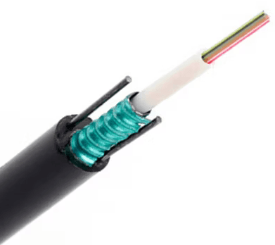 Câble fibre optique monomode 24 fibres armé