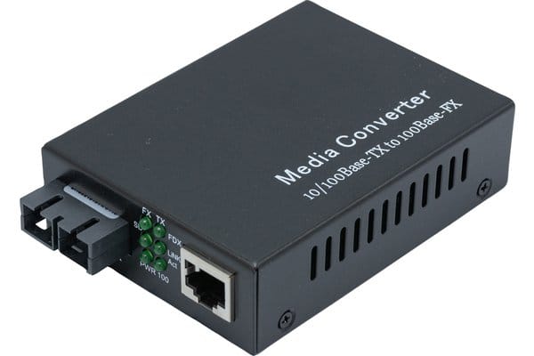Convertisseur fibre optique multimode SC vers RJ45 Gigabit 10/100/1000
