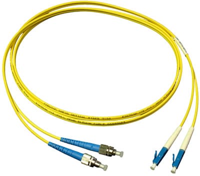 Jarretière fibre optique FC LC monomode 10 mètres