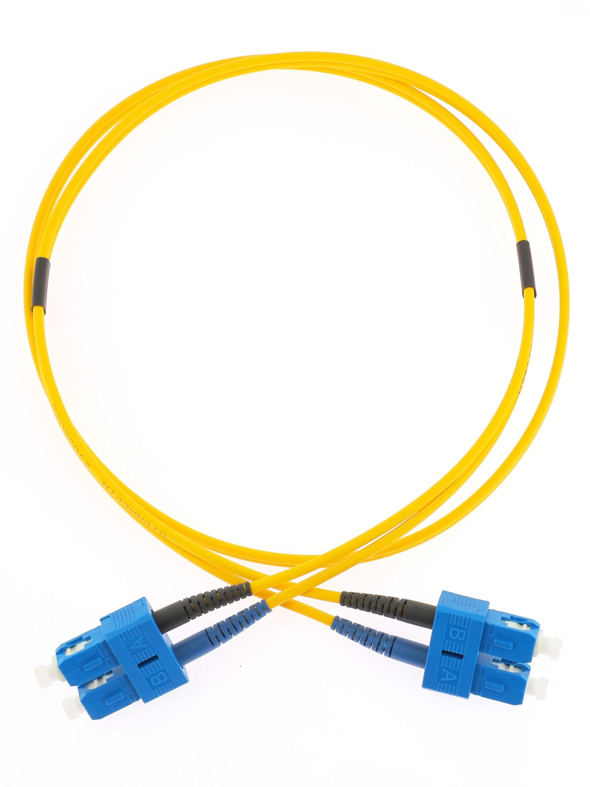 Jarretière fibre optique SC SC monomode duplex 0,5 m