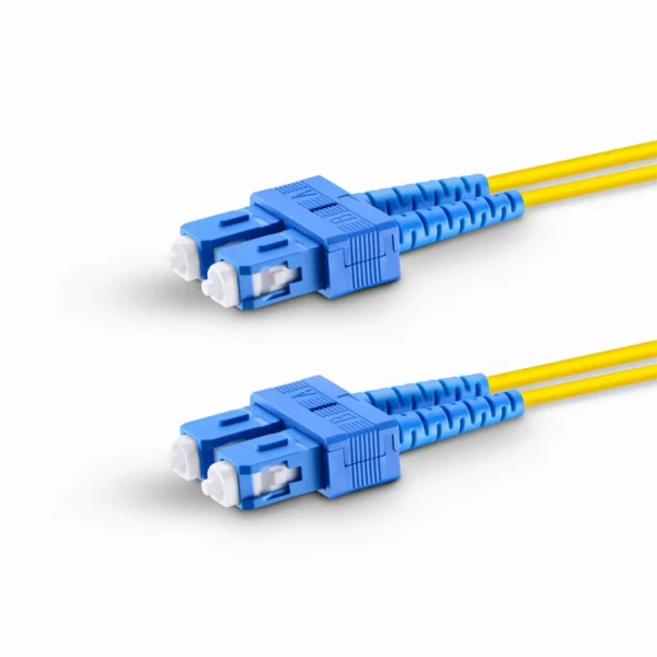 Jarretière fibre optique SC SC monomode duplex 2 mètres
