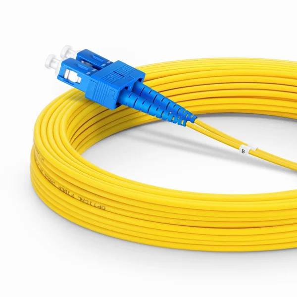 Jarretière fibre optique SC SC monomode OS2 duplex 10 mètres