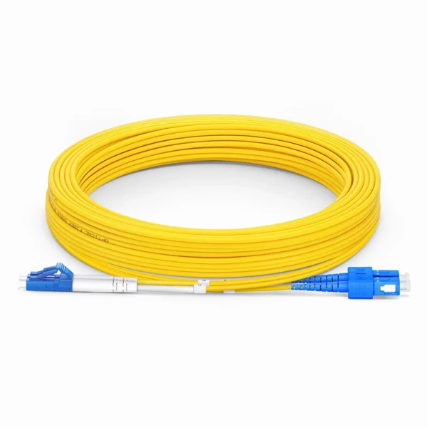 Jarretière fibre optique SC SC monomode OS2 duplex 20 mètres