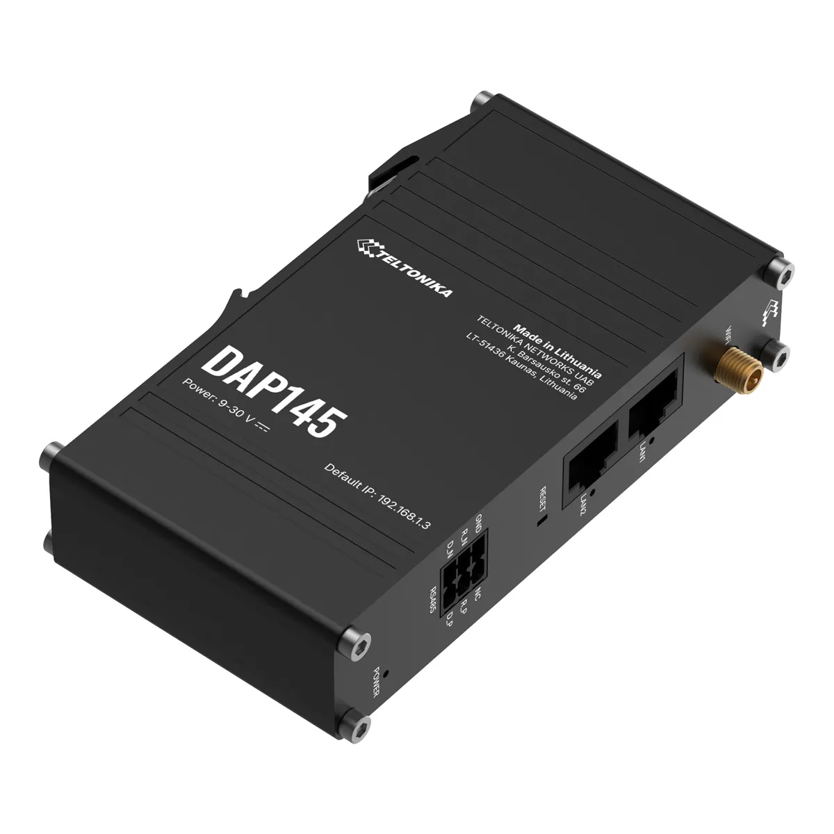Teltonika DAP145 – Point d’accès Wi-Fi industriel RS485 Point d’accès Wi-Fi industriel Teltonika DAP145 avec RS485