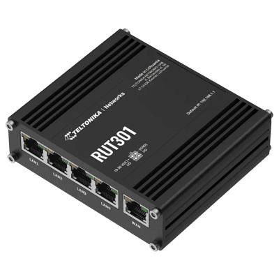 Routeur industriel Ethernet 5 ports Teltonika RUT301