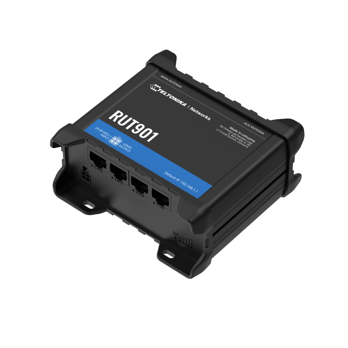 Teltonika RUT906 – Routeur industriel 4G GNSS RS232 RS485 Routeur industriel 4G Teltonika RUT906 GNSS RS232 RS485