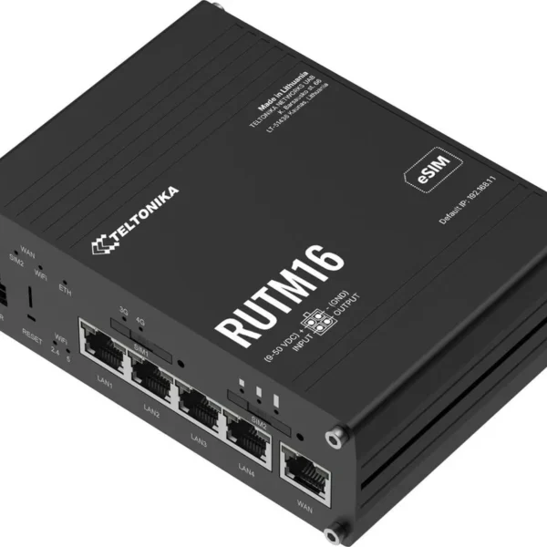 Routeur industriel 4G LTE Cat 6 Telit Global Teltonika RUTM16
