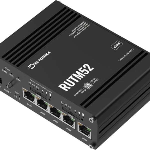 Routeur industriel double modem 5G Teltonika RUTM52