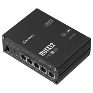 Routeur industriel Dual 4G LTE Cat 6 double modem Teltonika RUTX12