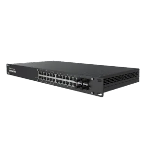 Switch manageable Teltonika SWM280 24 ports Gigabit dont 12 PoE+ et 4 SFP