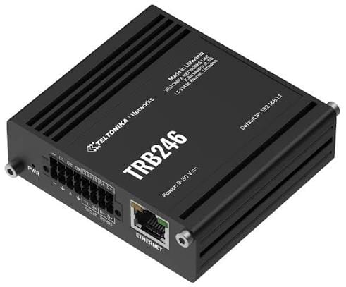 Passerelle industrielle 4G LTE Cat 4 RS232 RS485 I/O Teltonika TRB246