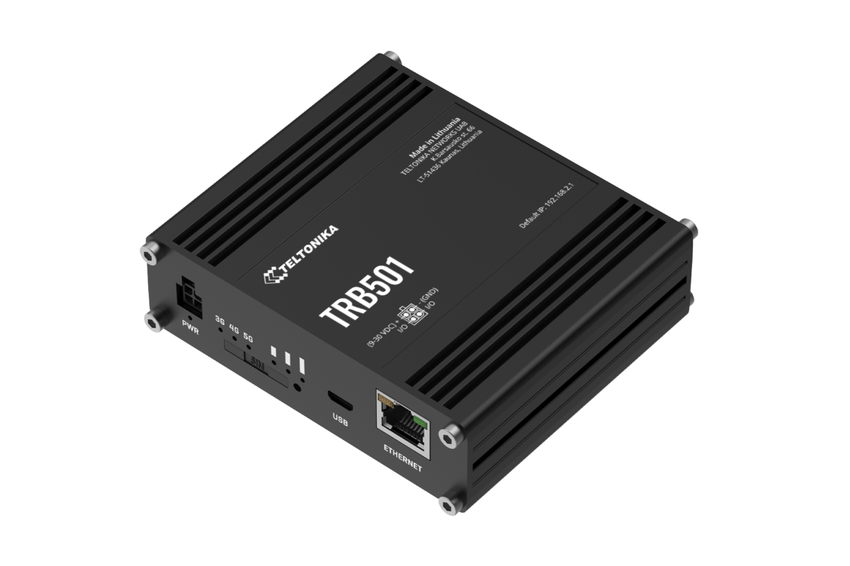Passerelle industrielle 5G Ethernet 2.5 GbE Teltonika TRB501