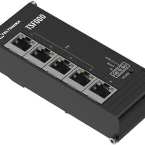 Switch industriel PoE+ 5 ports Ethernet format plat Teltonika TSF000