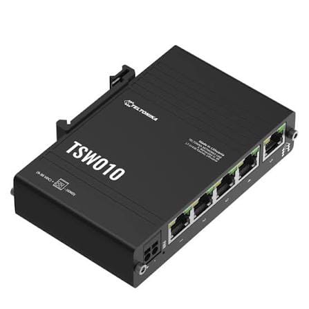 Switch Ethernet industriel 5 ports Fast Ethernet Teltonika TSW010