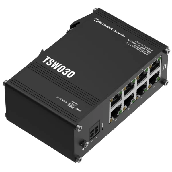 Switch Ethernet industriel 8 ports Fast Ethernet Teltonika TSW030