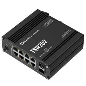 Switch industriel PoE+ 8 ports Gigabit 2 SFP Teltonika TSW200